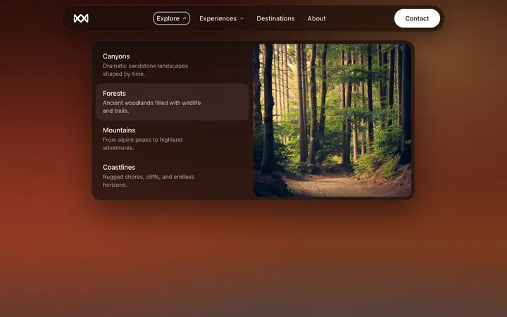 HeadersScrollMorphBar