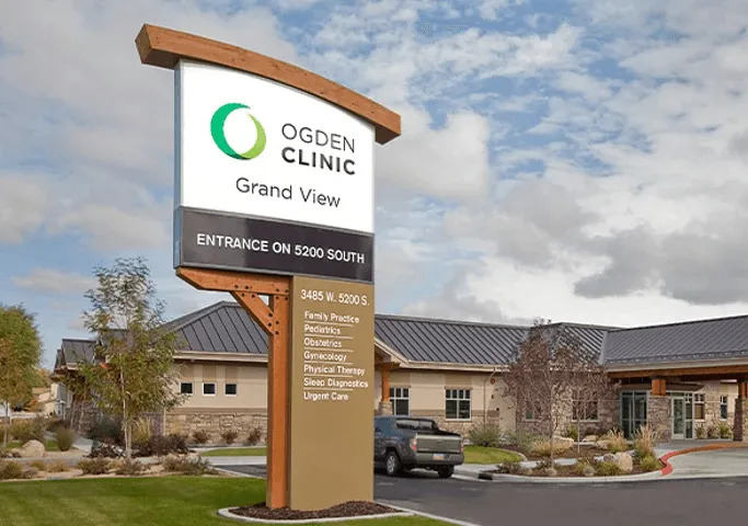 Ogden Clinic location and sign